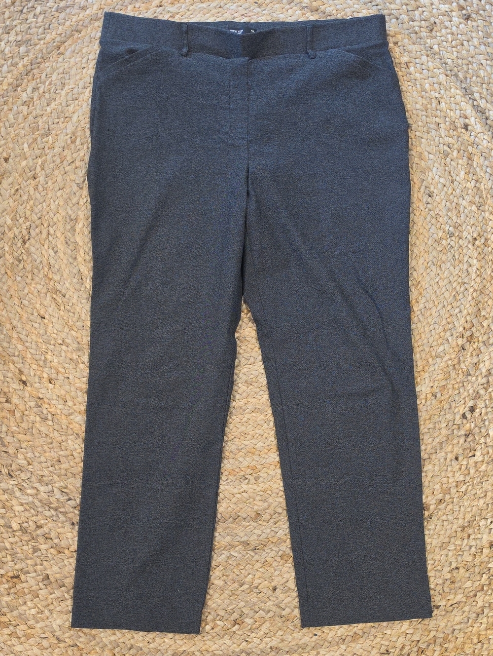 Simply Vera Vera Wang Dark Gray Women's Dress Pants